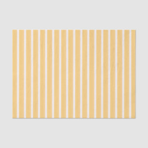 Sunny Yellow Seamless White Stripe Tissue Paper