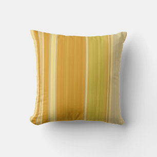 Sunny Yellow Stripes Cushion