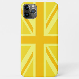 Sunny Yellow Union Jack British Flag Decor Case-Mate iPhone Case