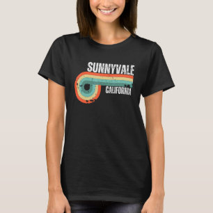 Sunnyvale City California State Vintage Retro Souv T-Shirt