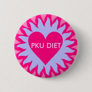 SUNQUEEN.2, PKU DIET 6 CM ROUND BADGE