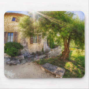 Sunray at St. Hilaire Abbey   France Mouse Pad