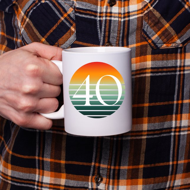 Sunrise 40 Birthday Coffee Mug (Creator Uploaded)