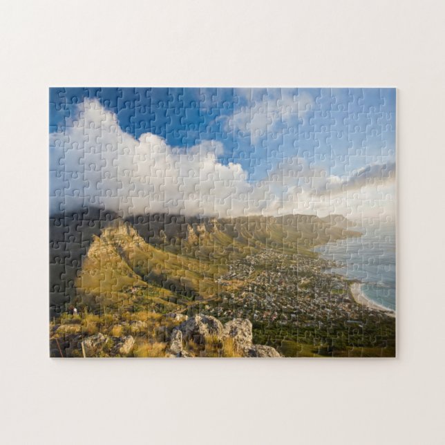 Sunrise Above Camps Bay And Table Mountain Jigsaw Puzzle (Horizontal)