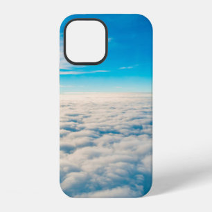 Sunrise above clouds from aeroplane window iPhone 12 case