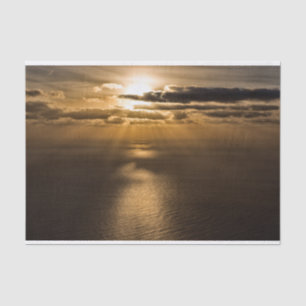 Sunrise above the Atlantic ocean Tissue Paper