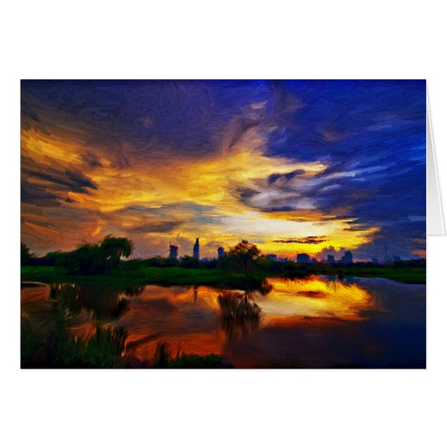 Sunrise | Abstract painting (Front Horizontal)