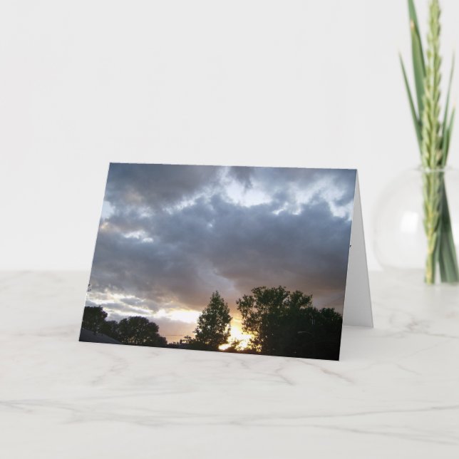 Sunrise Along Ohio River Valley Card (Front)