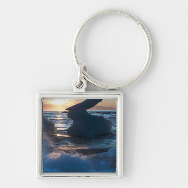 Sunrise and Iceberg formations Key Ring (Front)