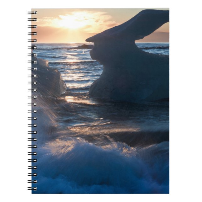 Sunrise and Iceberg formations Notebook (Front)