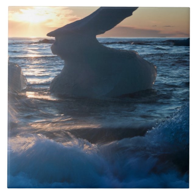 Sunrise and Iceberg formations Tile (Front)