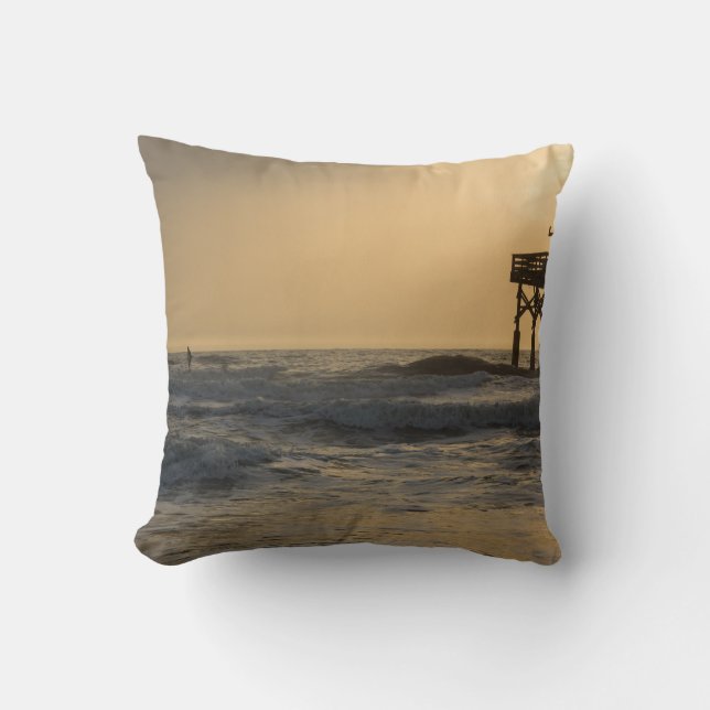 Sunrise and Paddleboarding Cushion (Front)