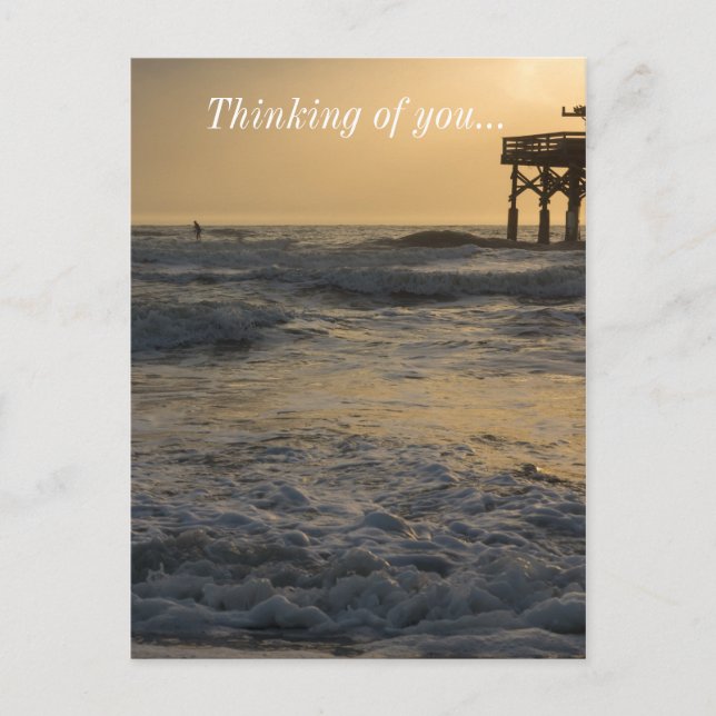 Sunrise and Paddleboarding Postcard (Front)