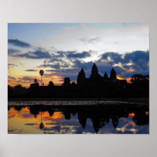 Sunrise at Angkor Wat, Cambodia - Poster
