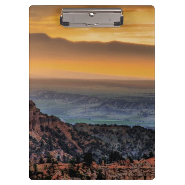 Sunrise at Bryce Canyon Clipboard (Front)
