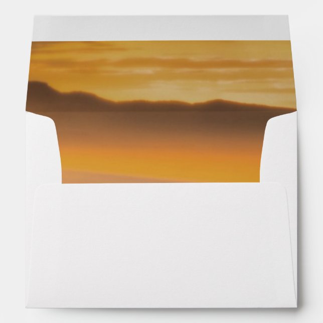 Sunrise at Bryce Canyon Envelope (Back (Bottom))