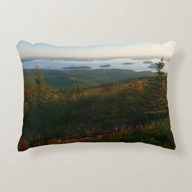 Sunrise at Cadillac Mountain I Decorative Cushion (Front)