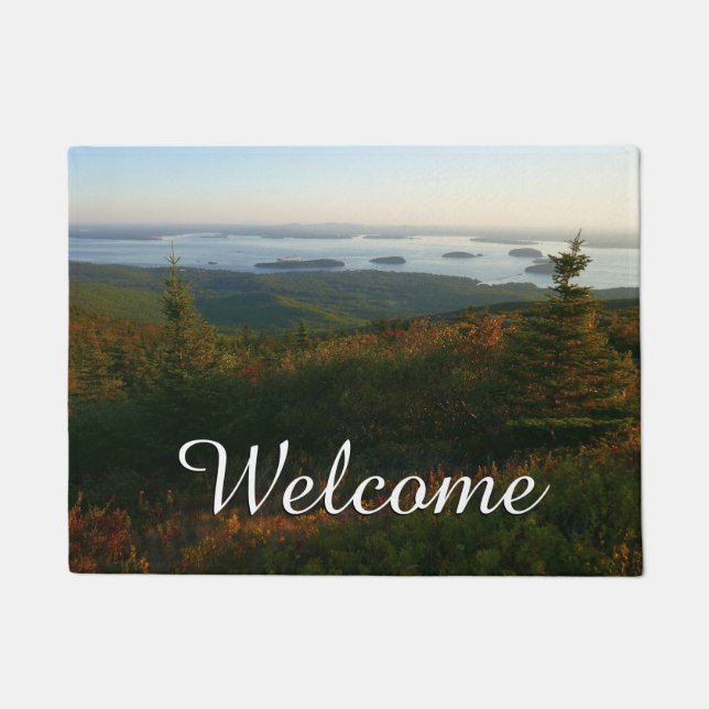 Sunrise at Cadillac Mountain I Doormat (Front)