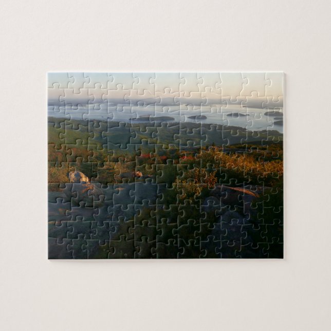 Sunrise at Cadillac Mountain II Jigsaw Puzzle (Horizontal)