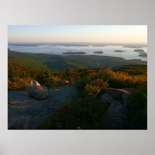 Sunrise at Cadillac Mountain II Poster (Front)