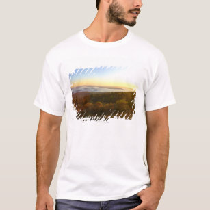 Sunrise at Cadillac Mountain with Hikers T-Shirt