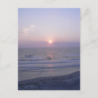sunrise at daytona beach postcard