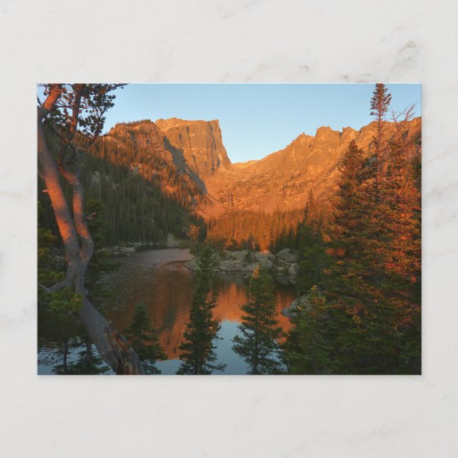 Sunrise at Dream Lake II Postcard (Front)