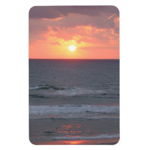 Sunrise At Florida Beach Magnet