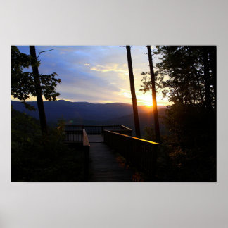 Sunrise at Fort Mountain State Park, GA Poster