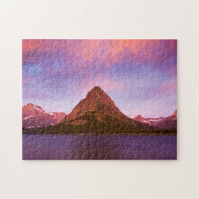 Sunrise at Glacier Jigsaw Puzzle (Horizontal)