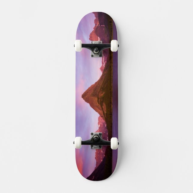 Sunrise at Glacier Skateboard (Front)