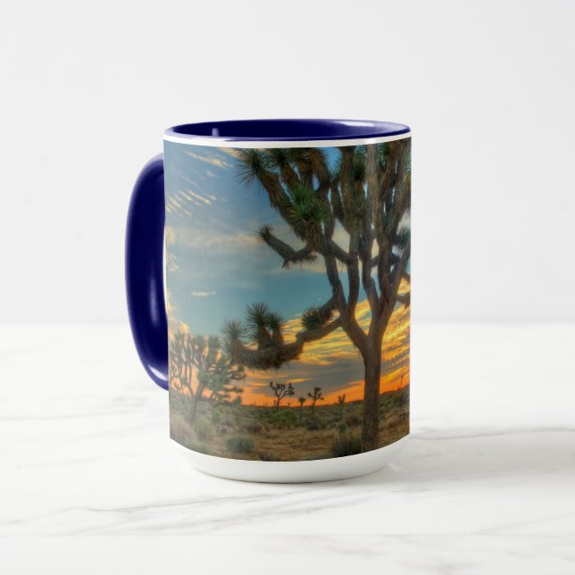 Sunrise At Joshua Tree National Park Mug (Front Left)