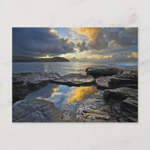 Sunrise At Kimmeridge Bay Postcard