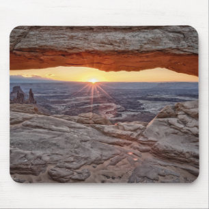 Sunrise at Mesa Arch, Canyonlands National Park Mouse Pad