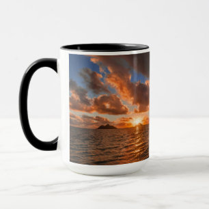 Sunrise At Mokulua Island Mug