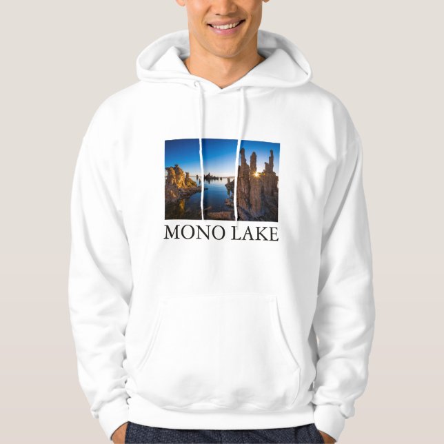 Sunrise at Mono lake, California Hoodie (Front)