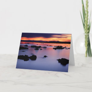 Sunrise at Mono Lake's Black Point Card