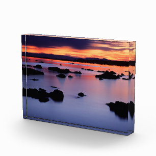 Sunrise at Mono Lake's Black Point Photo Block