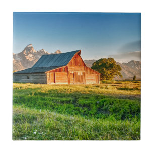 Sunrise at Moulton Barn Ceramic Tile