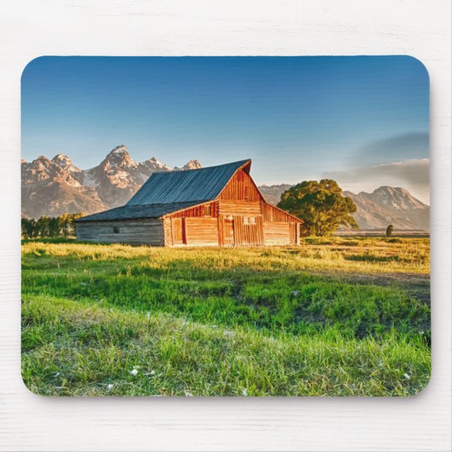 Sunrise at Moulton Barn Mouse Pad (Front)