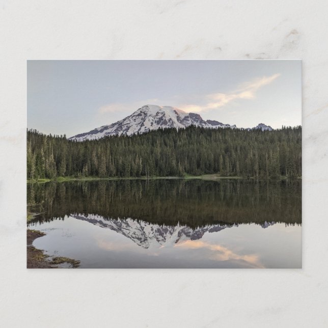 Sunrise at Mount Rainier National Park Postcard (Front)