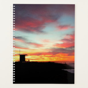Sunrise at Newport Beach, California Planner