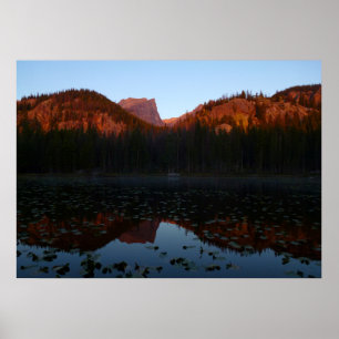 Sunrise at Nymph Lake I Poster