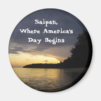 Sunrise At Pau Pau Beach Magnet