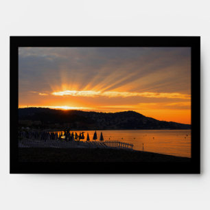 Sunrise At Promenade des Anglais Envelope