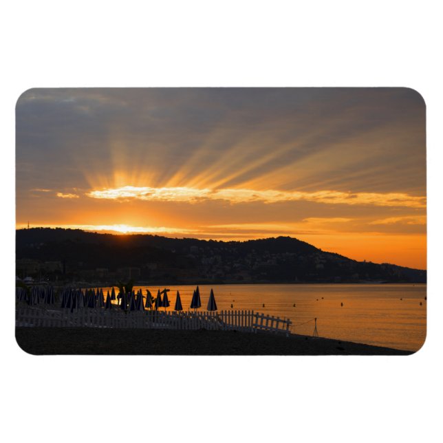 Sunrise At Promenade des Anglais Magnet (Horizontal)