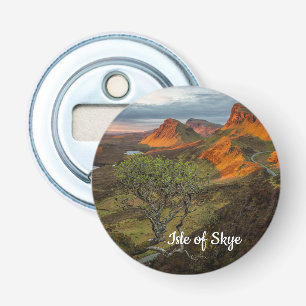 Sunrise at Quiraing mountains on Skye, Scotland Bottle Opener
