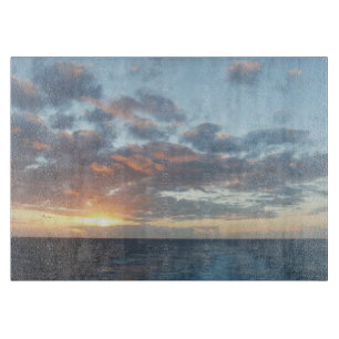 Sunrise at Sea I Pastel Seascape Cutting Board