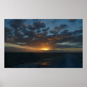 Sunrise at Sea II Ocean Seascape Poster