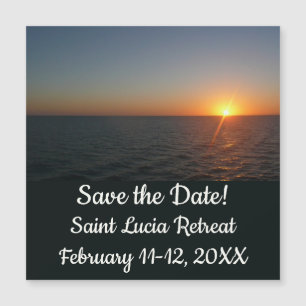 Sunrise at Sea III Ocean Horizon Save the Date
